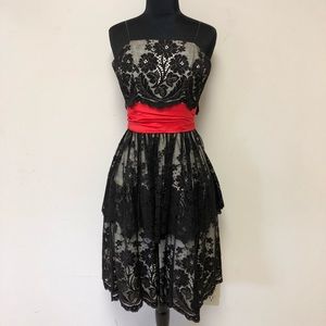 Vintage 50s/60s Lace Party Dress Prom Homecoming